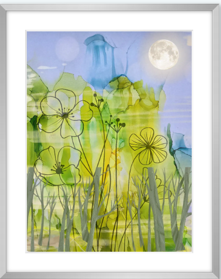 Hinter dem Wald entdeckst du deine Blüte