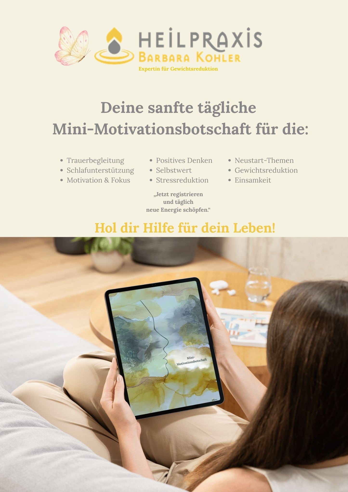 🌿 Mini‑Motivationsbotschaften – kleine Impulse, grosse Wirkung