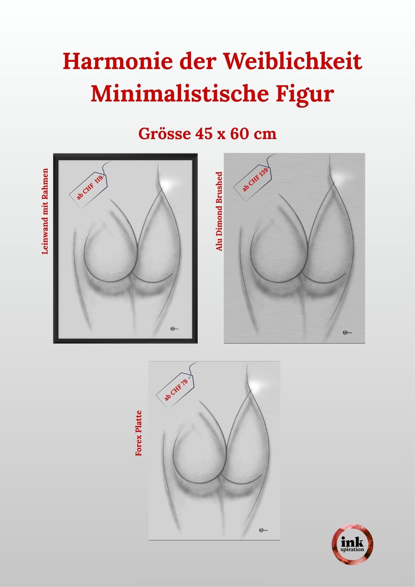 Harmonie der Weiblichkeit – Minimalistische Figur
