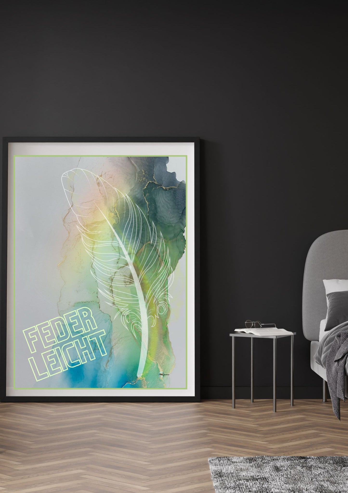 🌿 FEDERLEICHT – Kunstprint für mehr Leichtigkeit