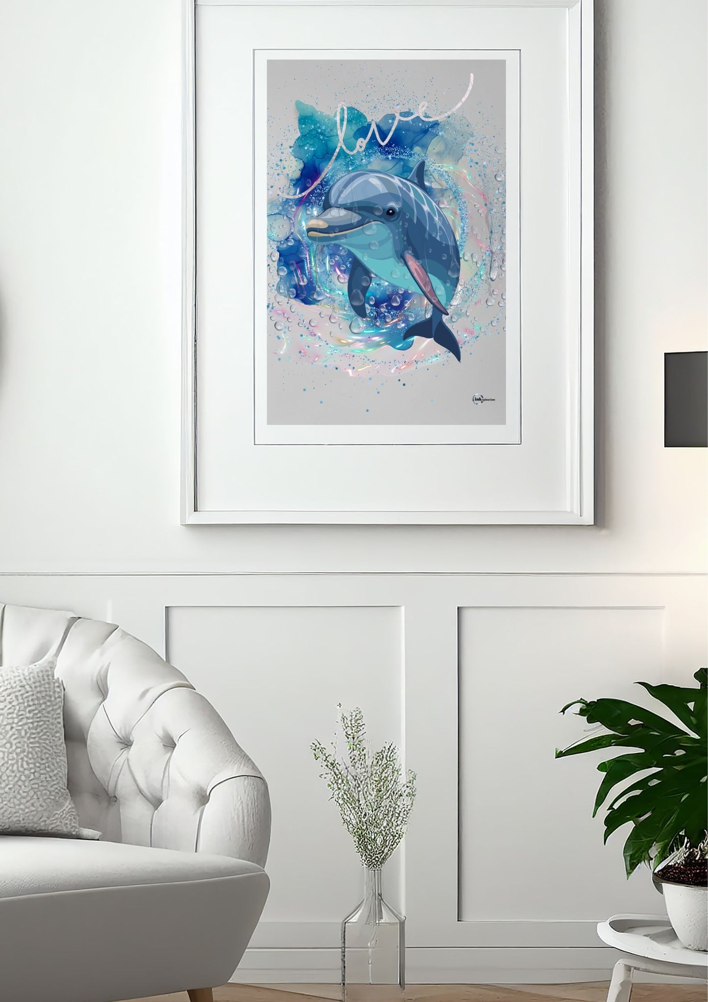 Der Delfin aus Farbe und Licht 0001