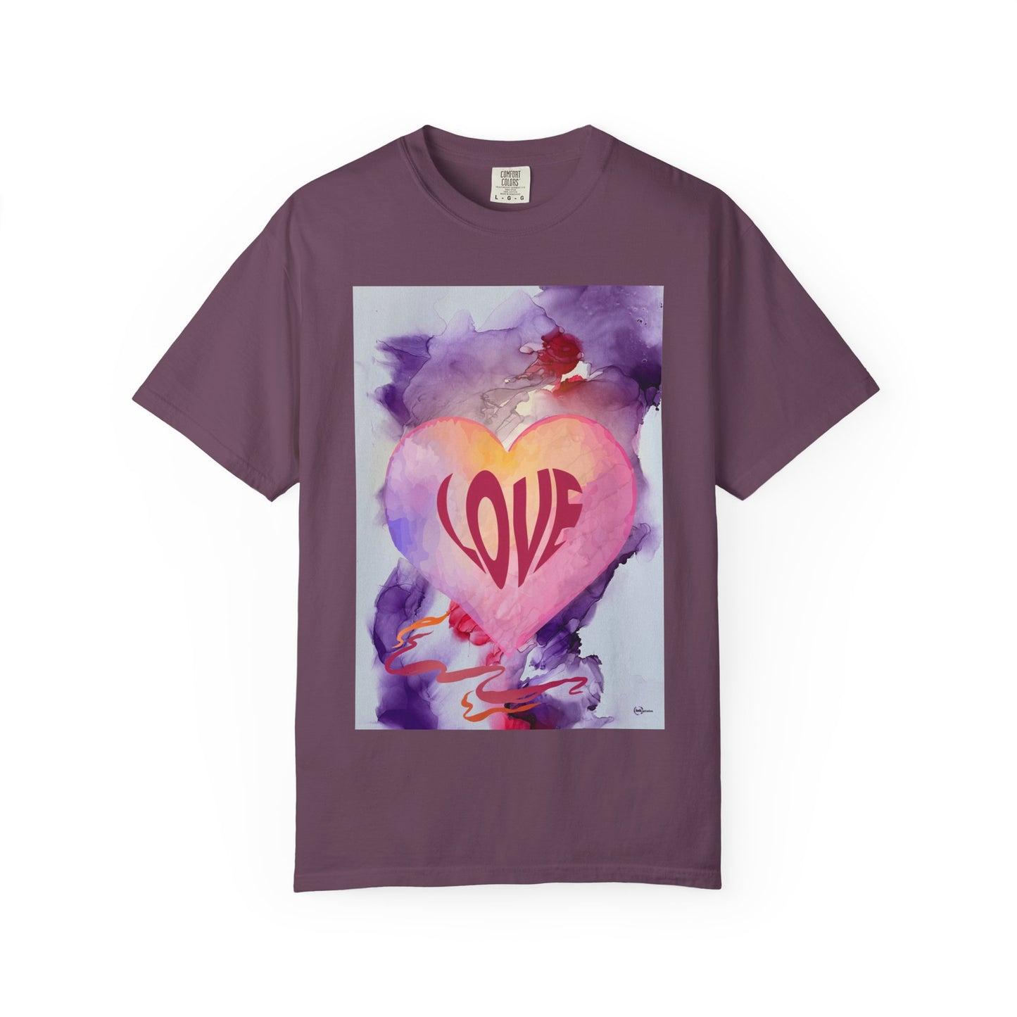 Love Heart Watercolor T-Shirt — Romantic Valentine’s Tee
