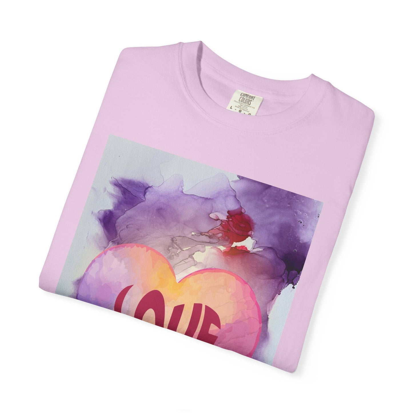 Love Heart Watercolor T-Shirt — Romantic Valentine’s Tee