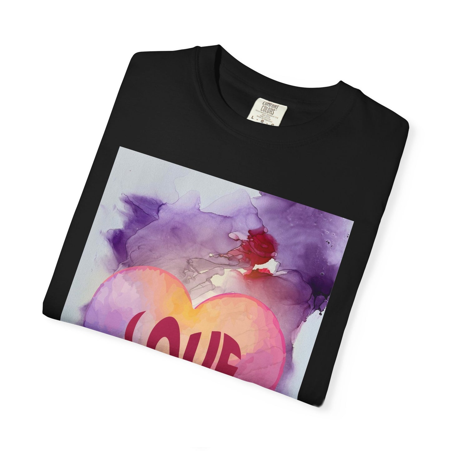 Love Heart Watercolor T-Shirt — Romantic Valentine’s Tee