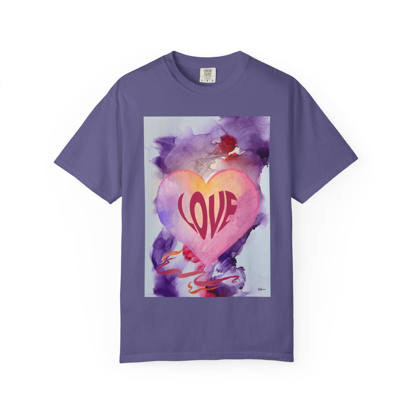 Love Heart Watercolor T-Shirt — Romantic Valentine’s Tee