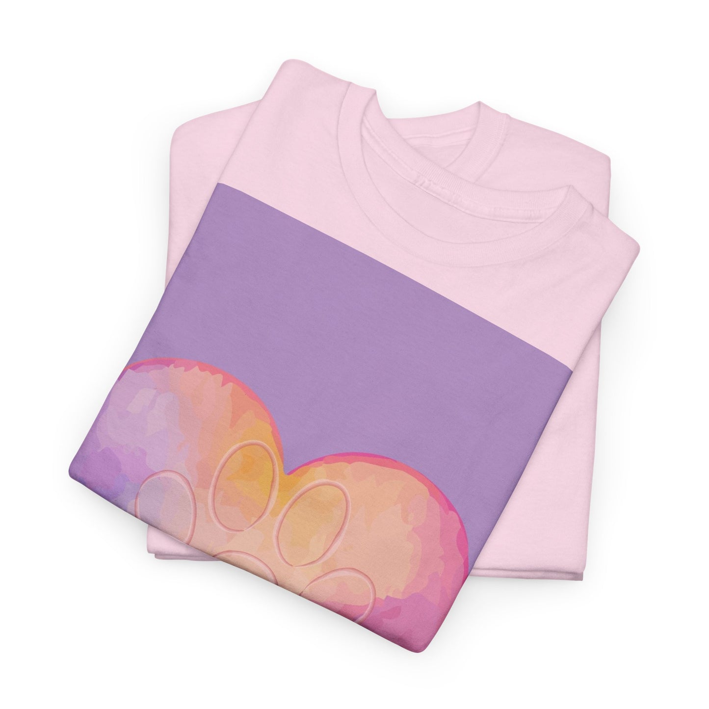 Hundepfoten-Herz-T-Shirt – Niedliches T-Shirt mit Hunde-Love-Motiv