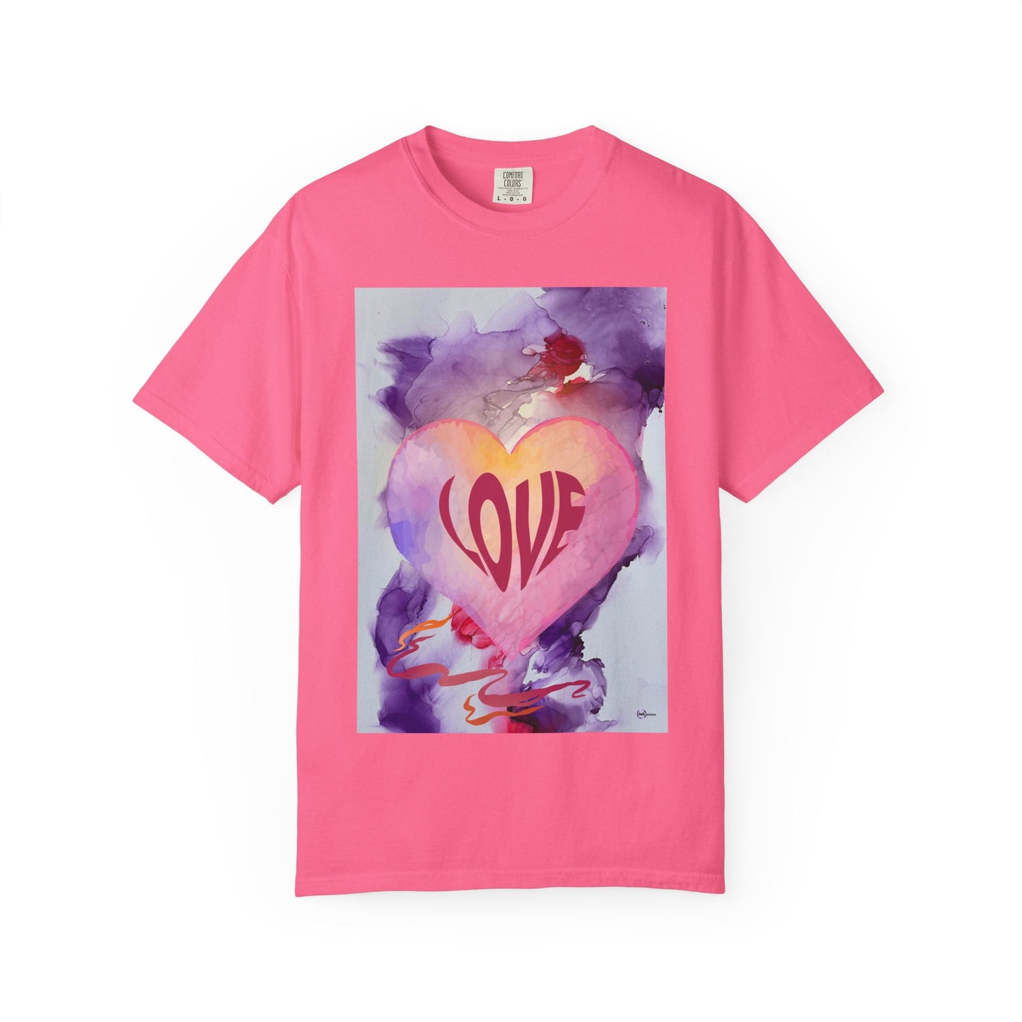 Love Heart Watercolor T-Shirt — Romantic Valentine’s Tee