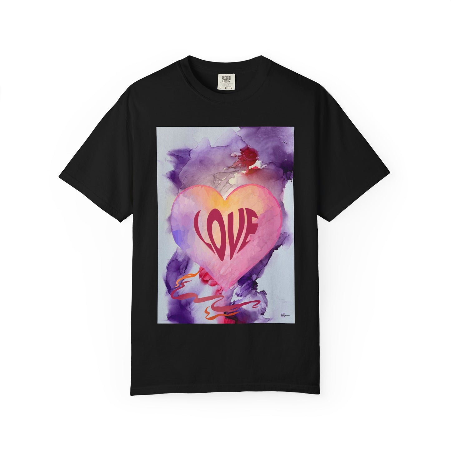 Love Heart Watercolor T-Shirt — Romantic Valentine’s Tee