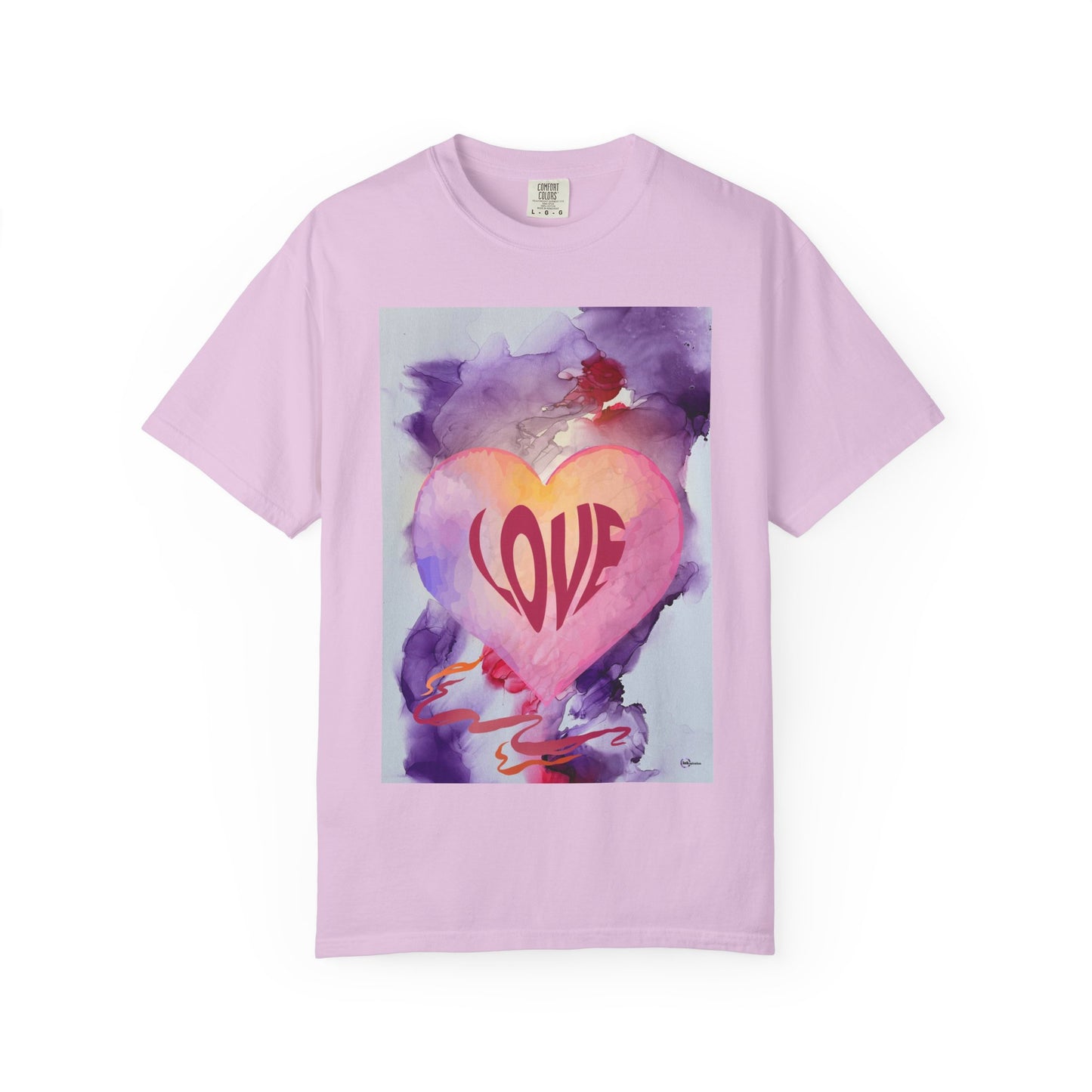 Love Heart Watercolor T-Shirt — Romantic Valentine’s Tee