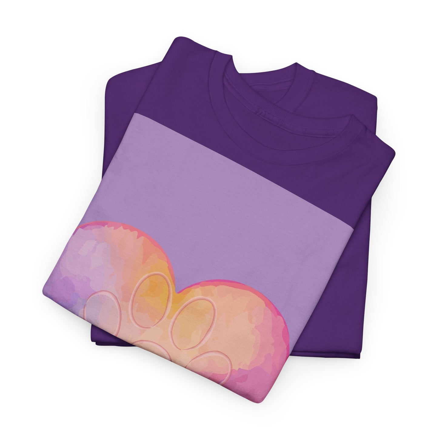 Hundepfoten-Herz-T-Shirt – Niedliches T-Shirt mit Hunde-Love-Motiv