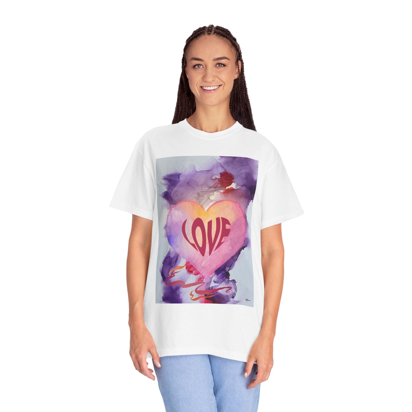 Love Heart Watercolor T-Shirt — Romantic Valentine’s Tee