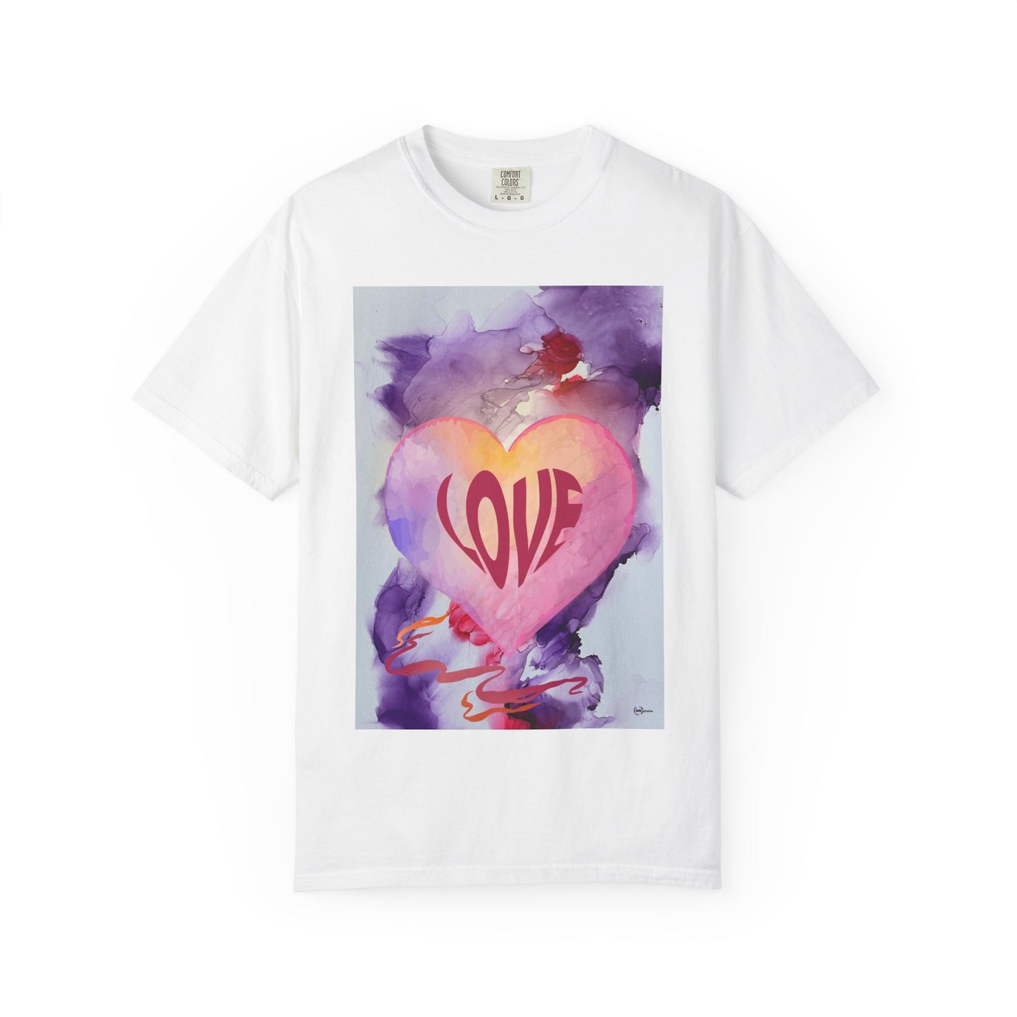 Love Heart Watercolor T-Shirt — Romantic Valentine’s Tee