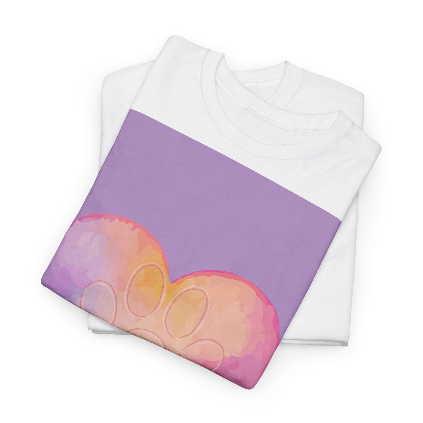 Hundepfoten-Herz-T-Shirt – Niedliches T-Shirt mit Hunde-Love-Motiv