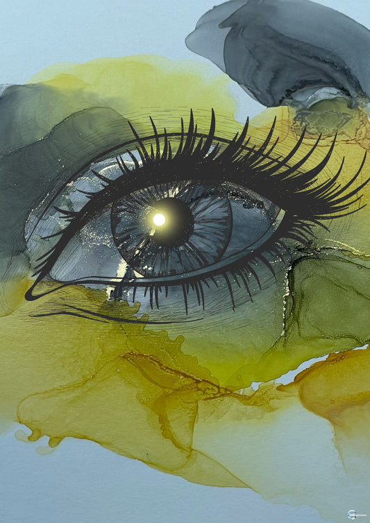 Auge 0005 Kunstdruck auf edlem Hahnemühle Papier