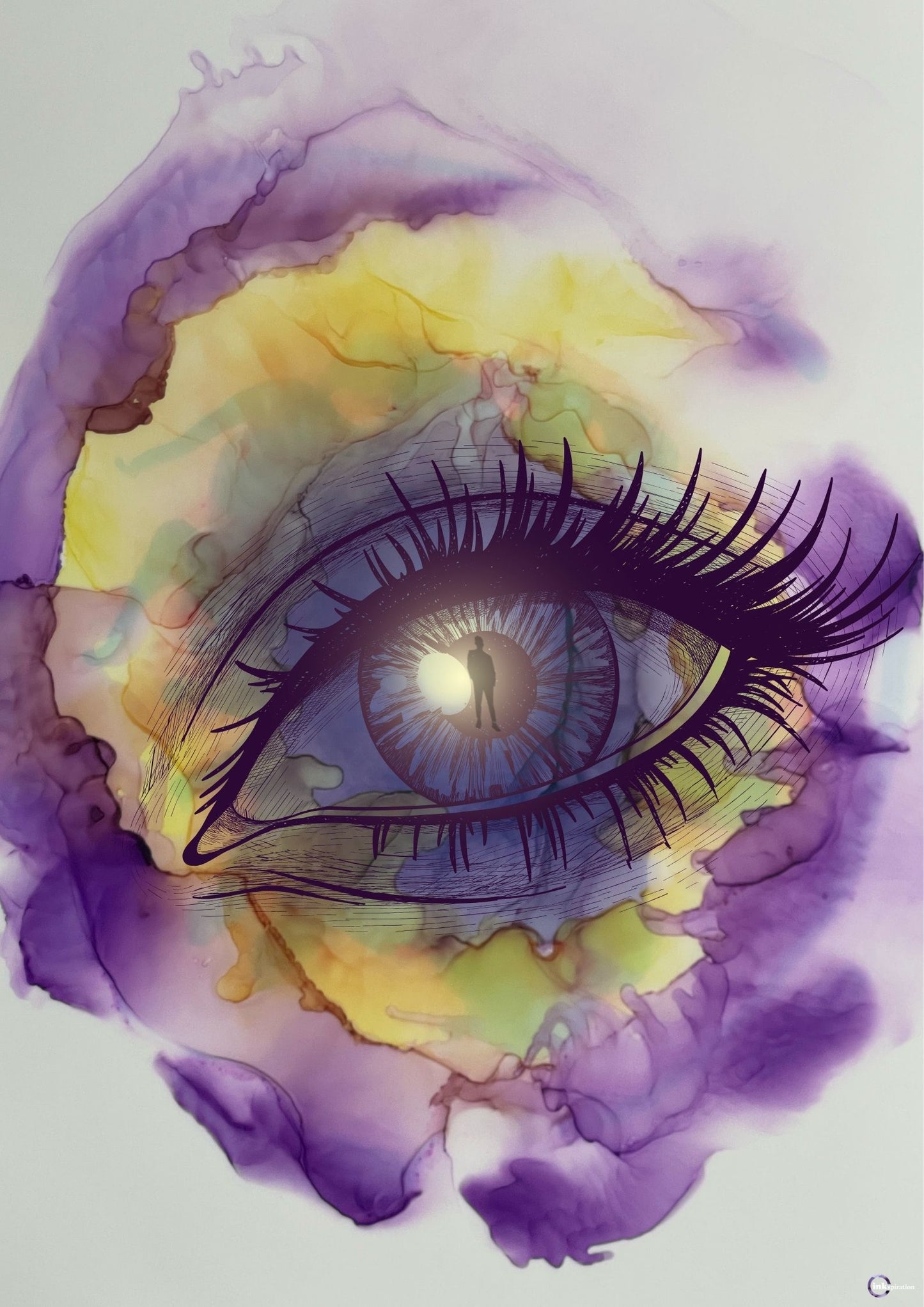 Auge 0007 Kunstdruck auf edlem Hahnemühle Papier