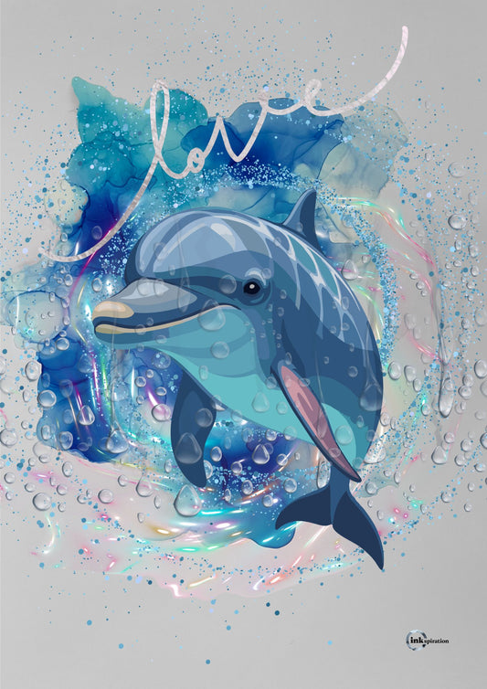 Der Delfin aus Farbe und Licht 0001