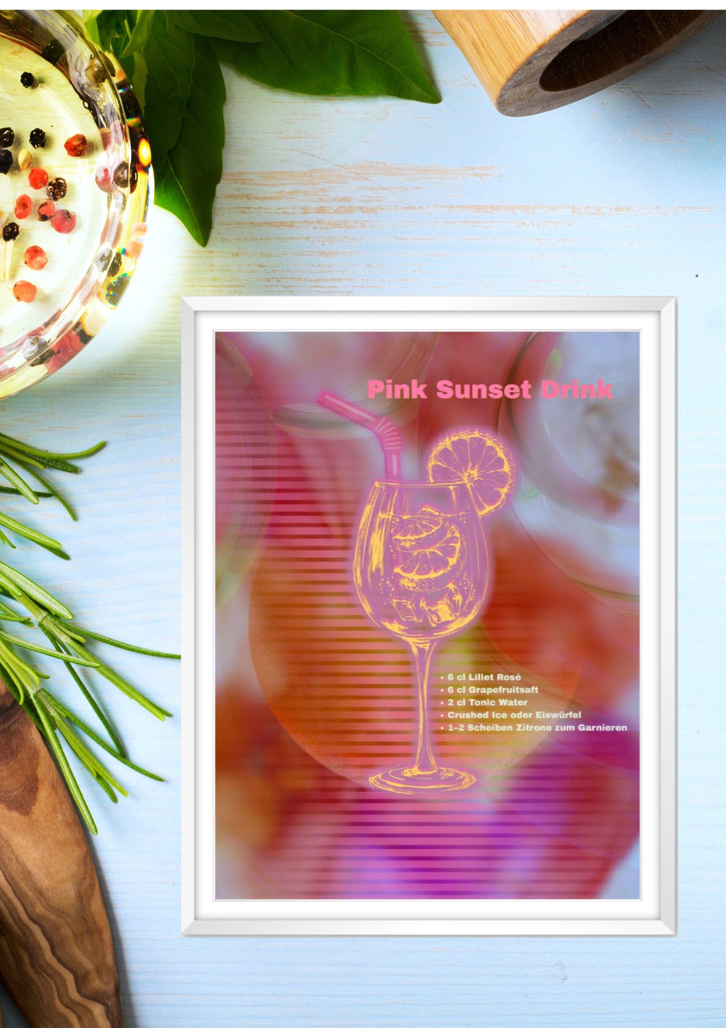 Pink Sunset Drink