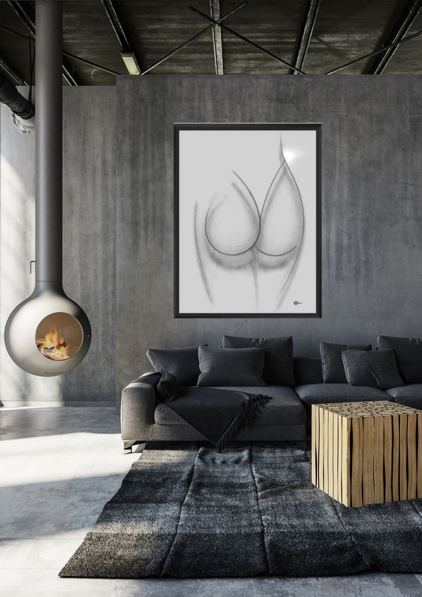 Harmonie der Weiblichkeit – Minimalistische Figur
