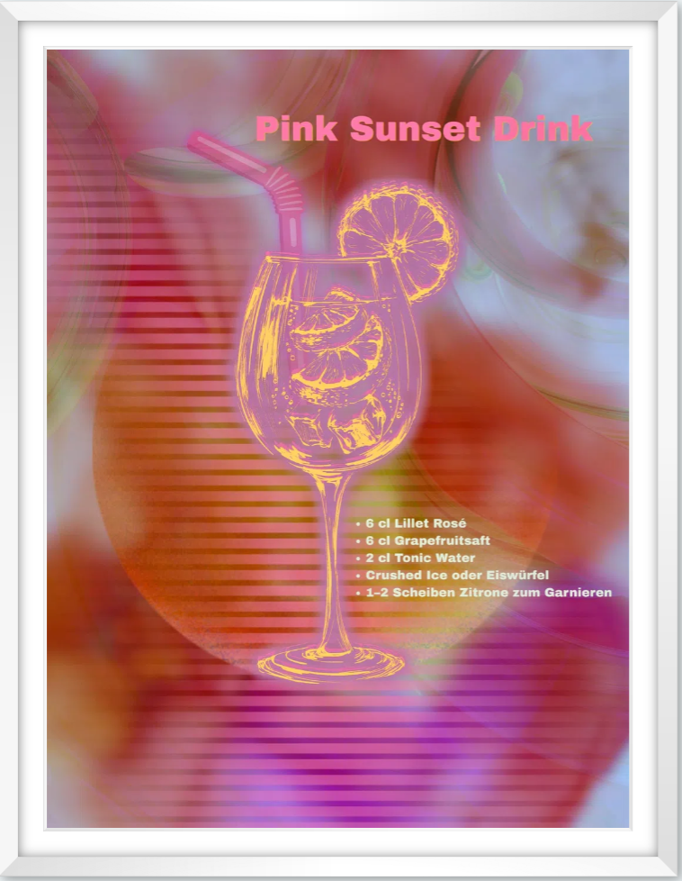 Pink Sunset Drink