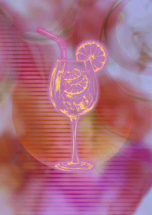 Pink Sunset Drink