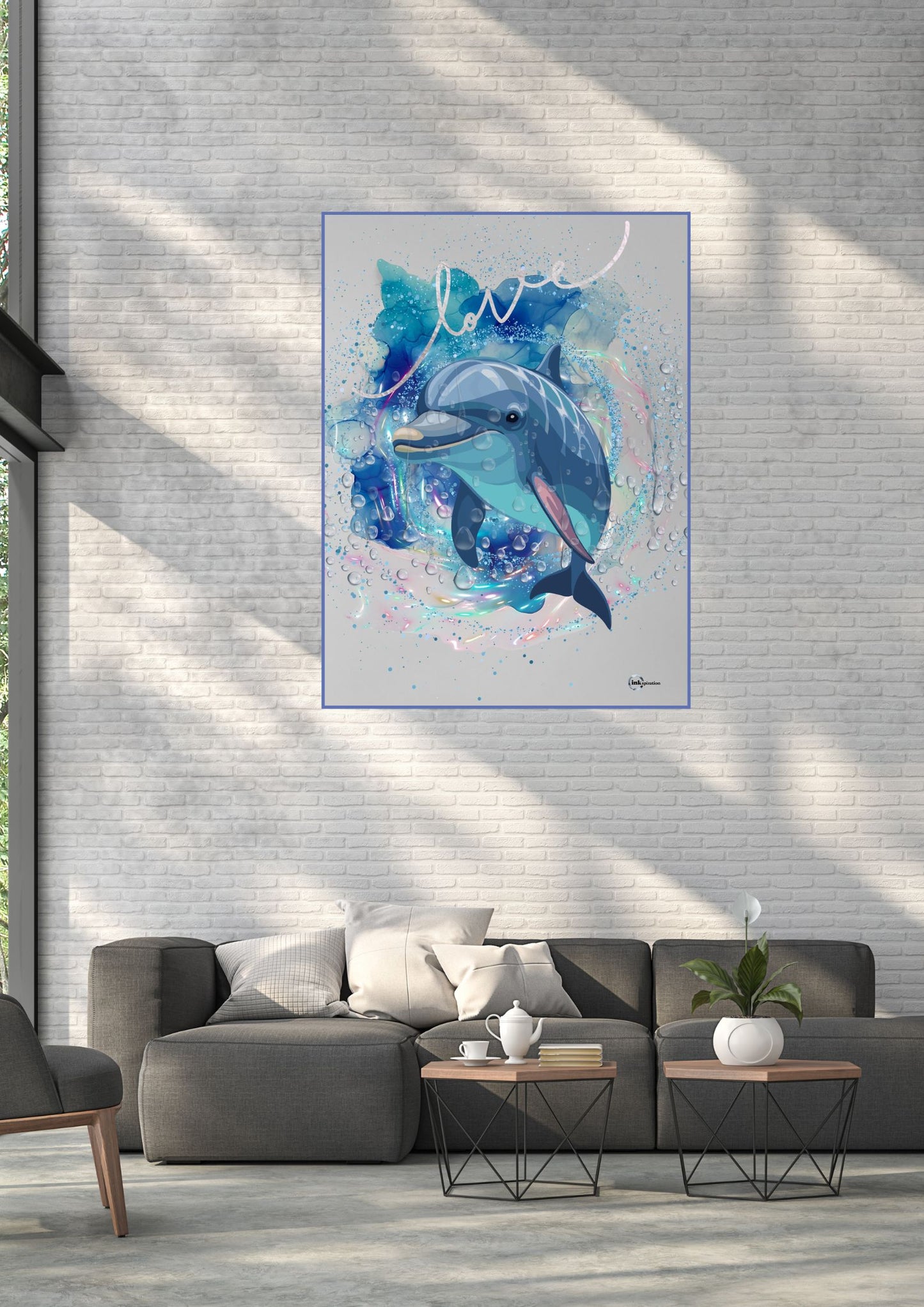 Der Delfin aus Farbe und Licht 0001