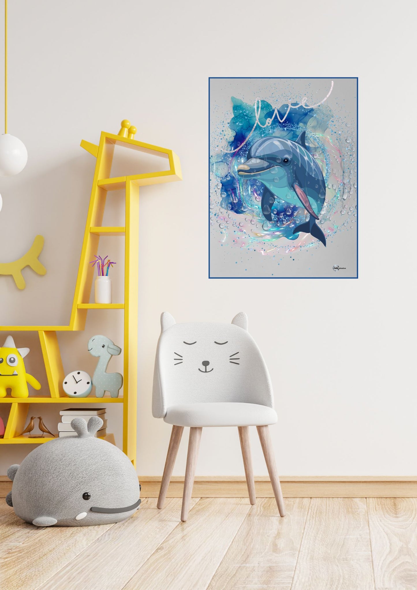 Der Delfin aus Farbe und Licht 0001