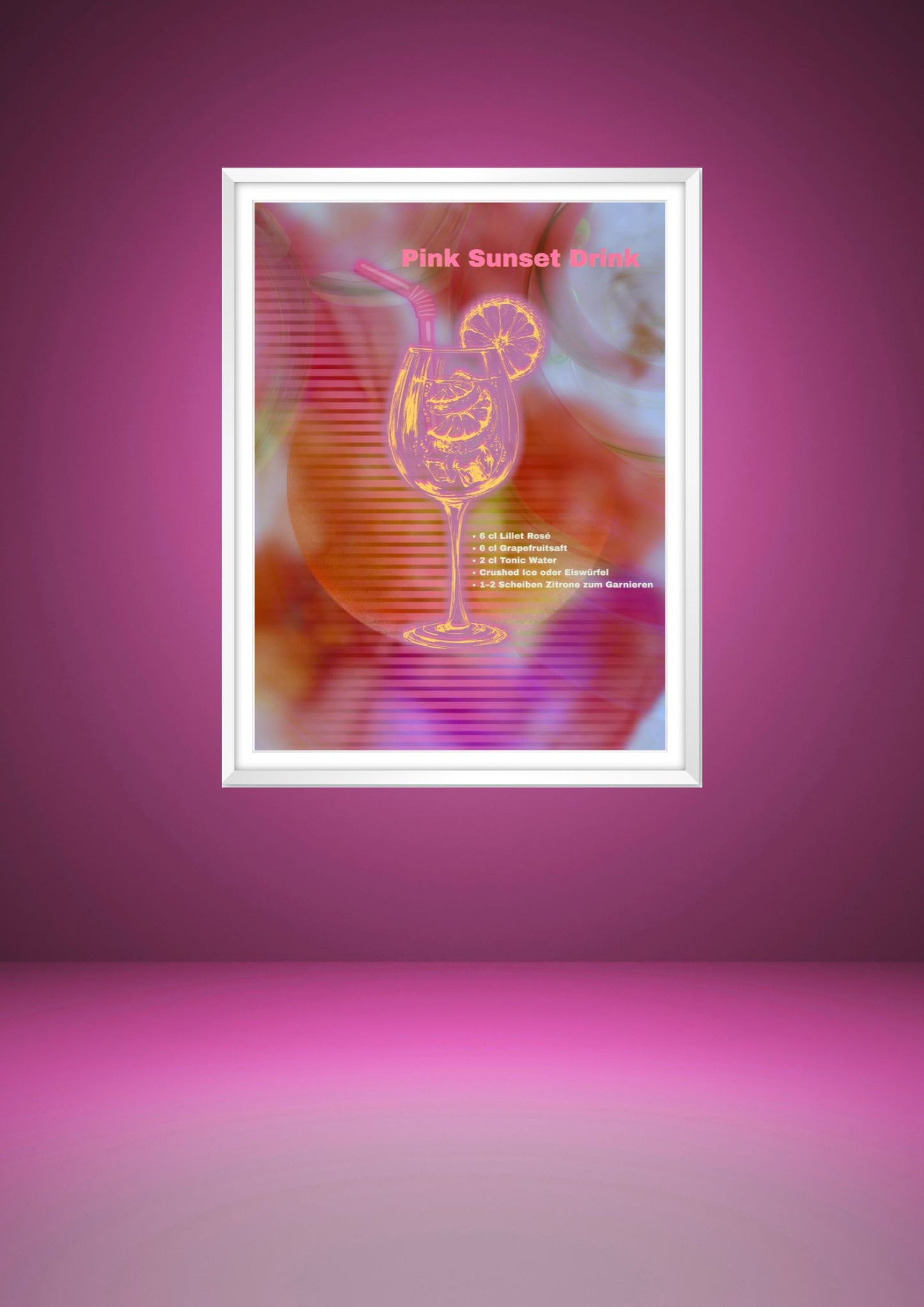 Pink Sunset Drink