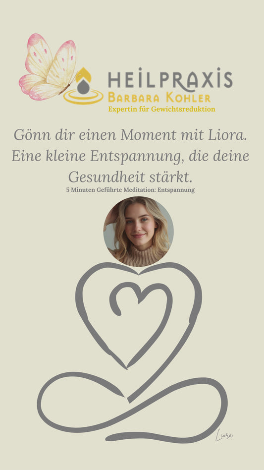 5‑Minuten‑Entspannungsmeditation mit Liora – dein Moment der Ruhe