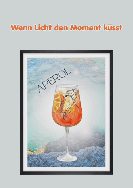 Wandbild „Aperol” – Stimmiges Farbdesign für trendige Wohnzimmer 0003